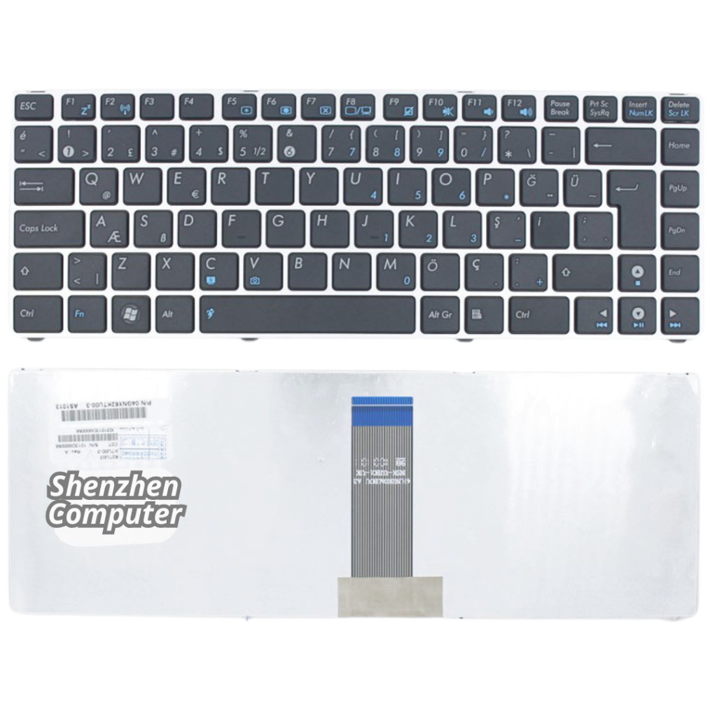 Asus Eee PC 1201 1215B 1225B U24 U36 คีย์บอร์ดใหม่ของแท้