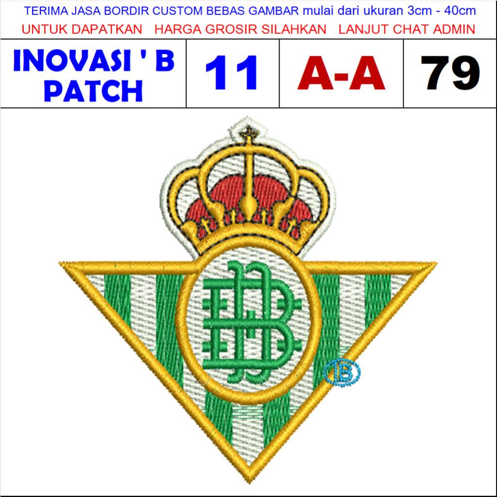 SPAIN CLUB REAL CALF FOOTBALL LOGO EMBROIDERY PATCH (A79)