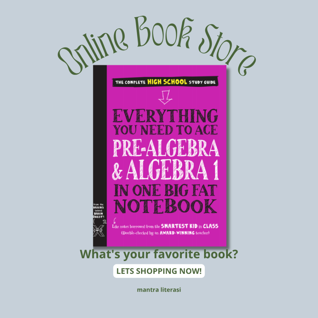 ทุกอย่างคุณ Need To Ace Pre-Algebra & Algebra 1 In One Big Fat Notebook
