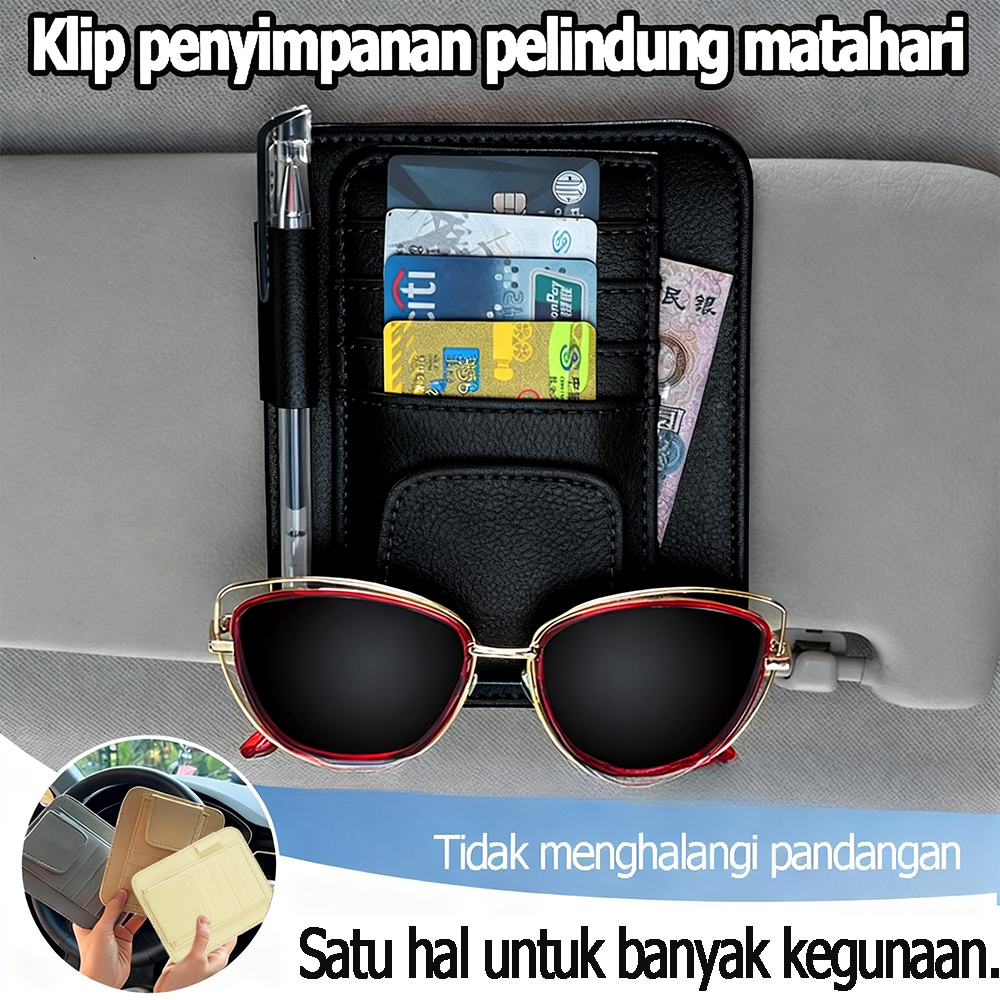 Card Car Car Card Holder Organizer Sunvisor Ticket Holder