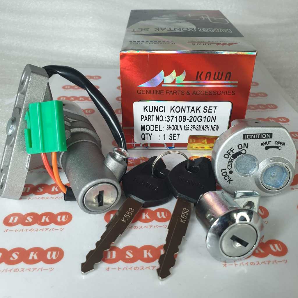 ชุดกุญแจจุดระเบิดที่นั่งอาน SHOGUN 125 SP | SMASH ใหม่ 20G10N Kawa