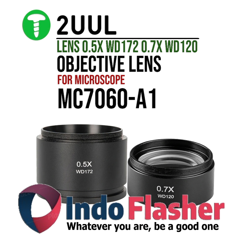 2UUL กล้องจุลทรรศน์เลนส์ 0.5X WD172 / 0.7X WD120 เลนส์วัตถุประสงค์สําหรับ MC7060-A1 7 - กล้องจุลทรรศ