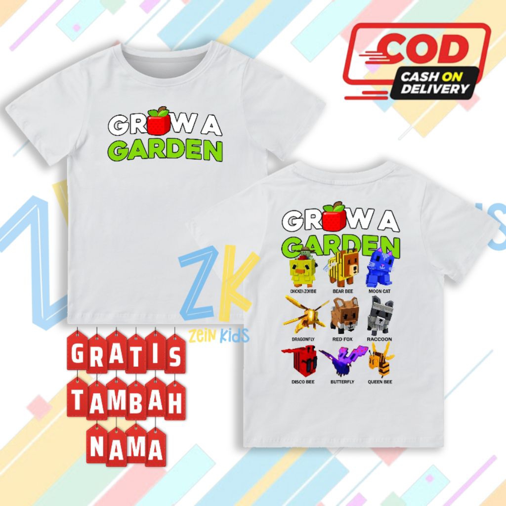 Grow A Garden Pet Kids T-Shirt - Grow A Garden GAG เสื้อผ้าเด็ก - Grow A Garden Kids Fashion