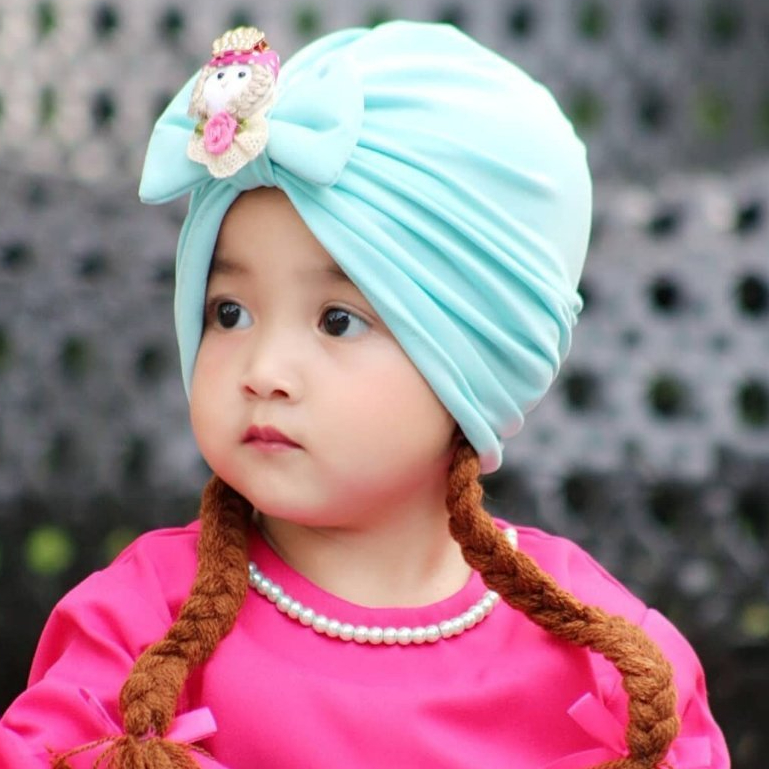 SABRINA TURBAN DOLL HAIR BRAID TURBAN