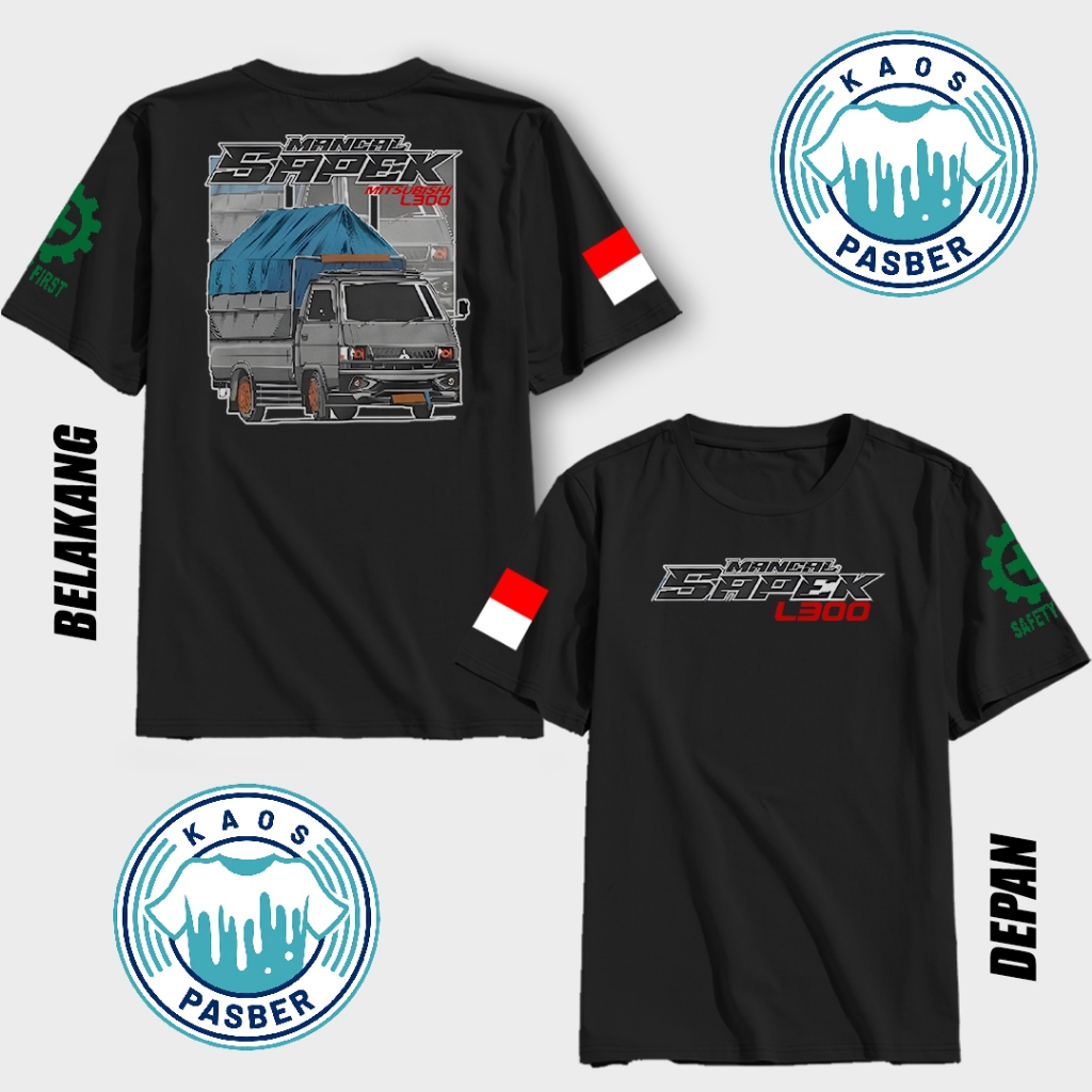 เสื้อยืด Mitsubishi Mancal Sapek L300 | เสื้อยืดกระบะ L300 | เสื้อยืดรถแข่ง | เสื้อยืด DRIVER ใหม่ล่