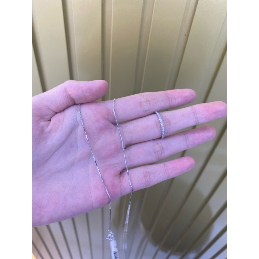 สร้อยคอ CBN CASANDRA PLAIN + แหวน LISTRING