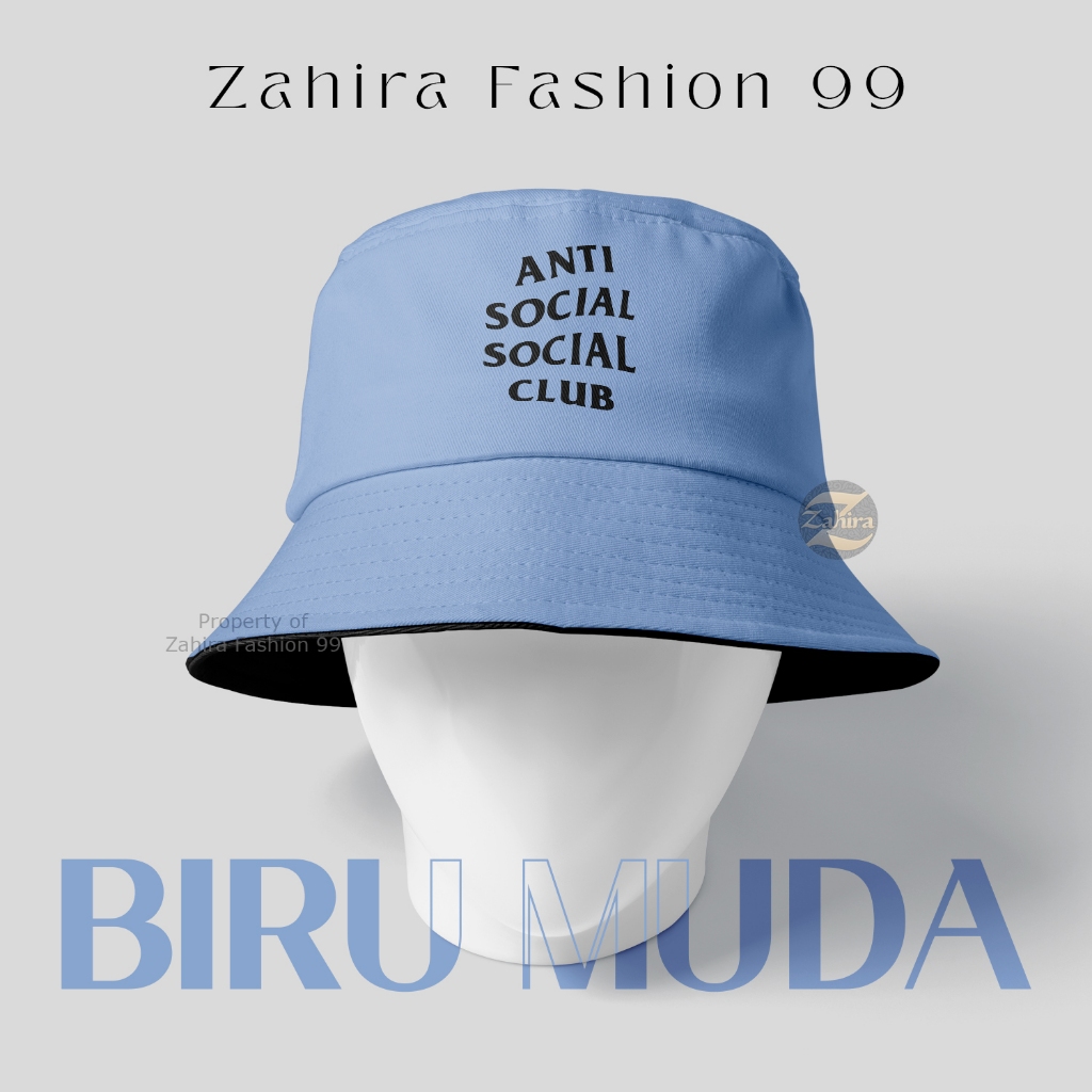 Anti Social Social Club Bucket Hat - หมวกสตรีทสําหรับผู้ใหญ่ | ซาชิรา แฟชั่น 99