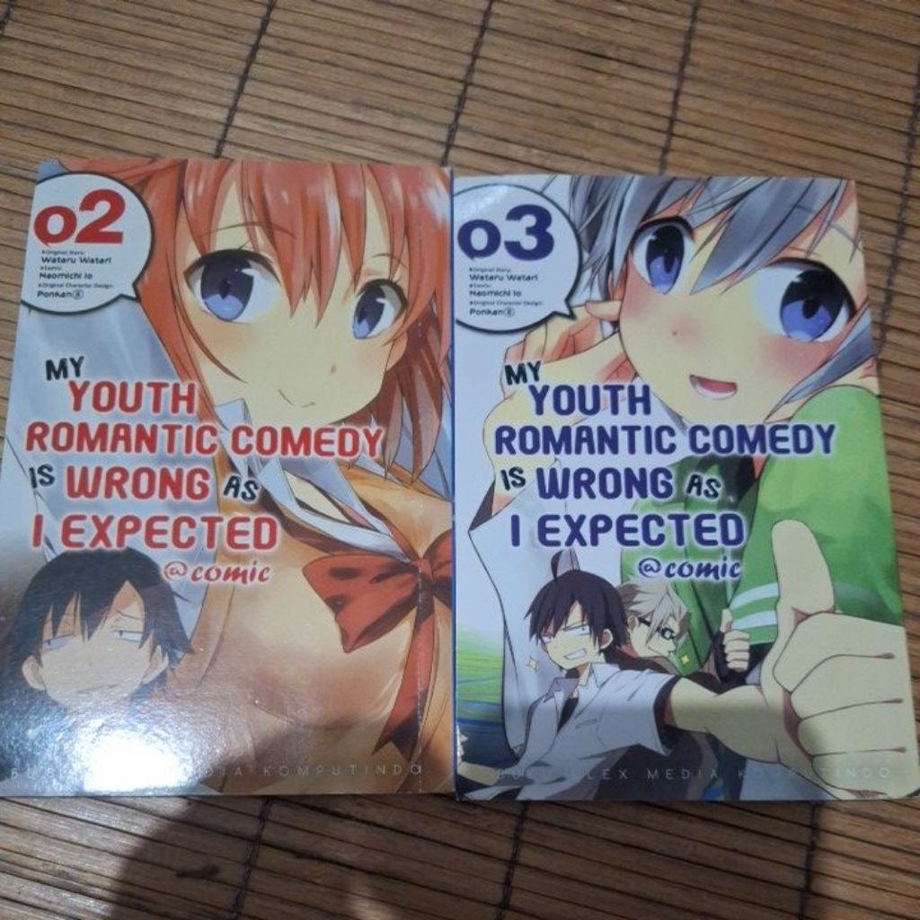 My Youth Romantic Comic Comedy ผิดว่าฉันคาดหวังโดย Wataru Watari vol 2-3 (Preloved)