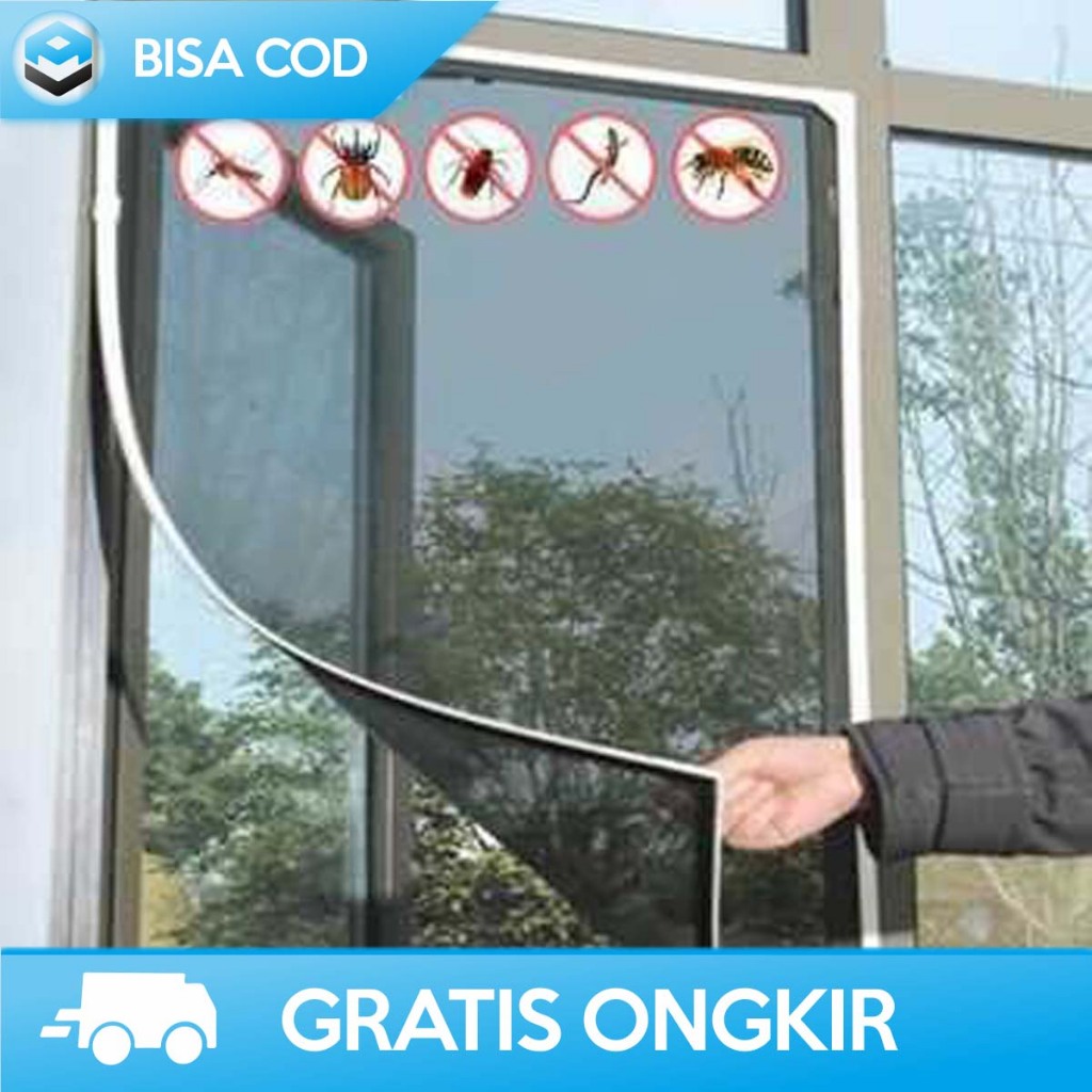 WINDOW COVER MOSQUITO NET ROOM HOUSE NET - 1.5x2M