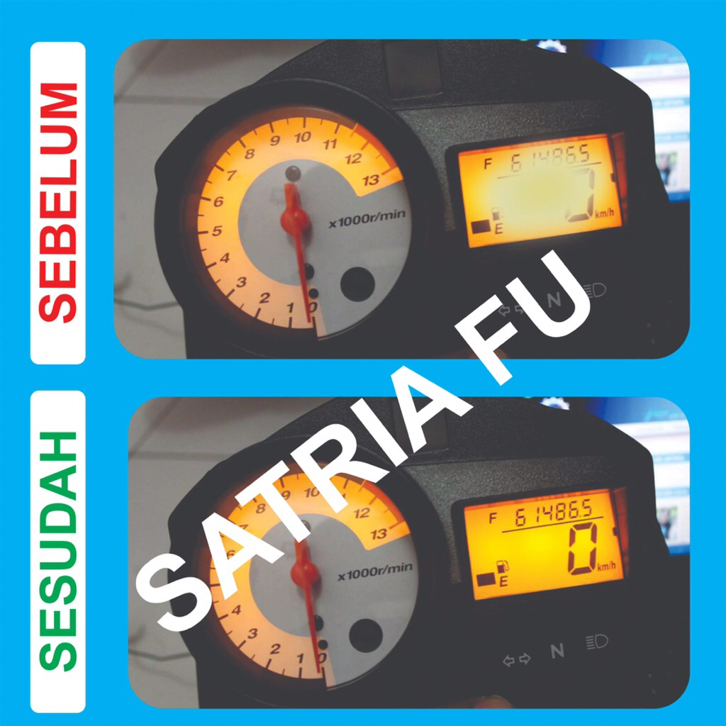 Mika Polaris Polaris Polaris LCD SATRIA FU มาตรวัดความเร็ว Sunburn