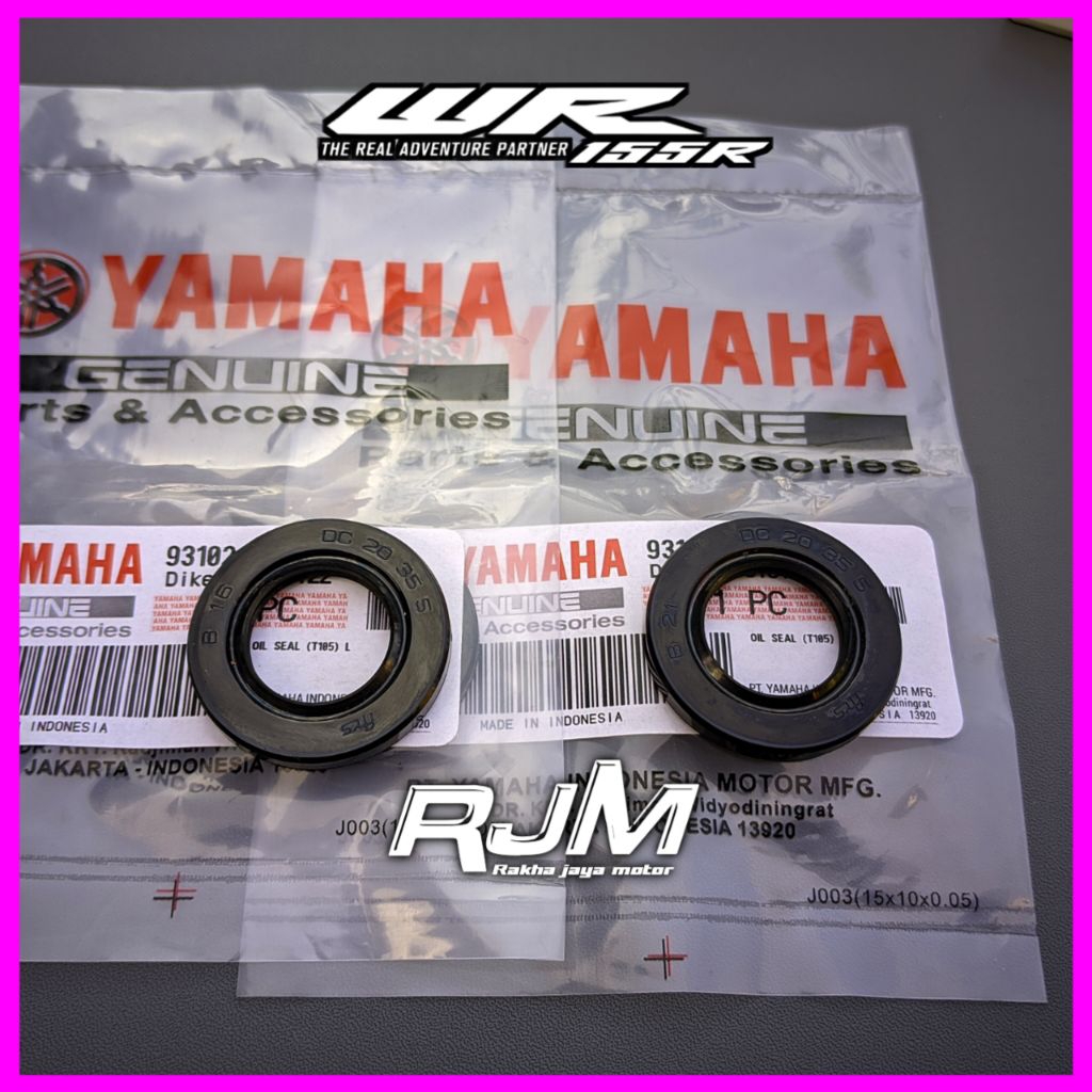 2 ชิ้นซีลล้อหน้า YAMAHA WR 155/RUBBER SEAL DUST COVER COVER GREY BEARING LAHAR LAHER KLAHER RIM ล้อห