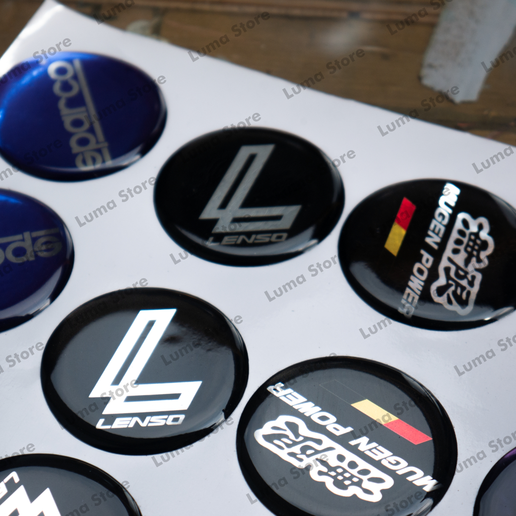 ความเร็วอัตโนมัติ B2S RACING RIM สติ๊กเกอร์ HSR LENSO MUGEN POWER OZ RACING RAYS SP4RCO RAISED RESIN สติ๊กเกอร์ - รูปที่ 6