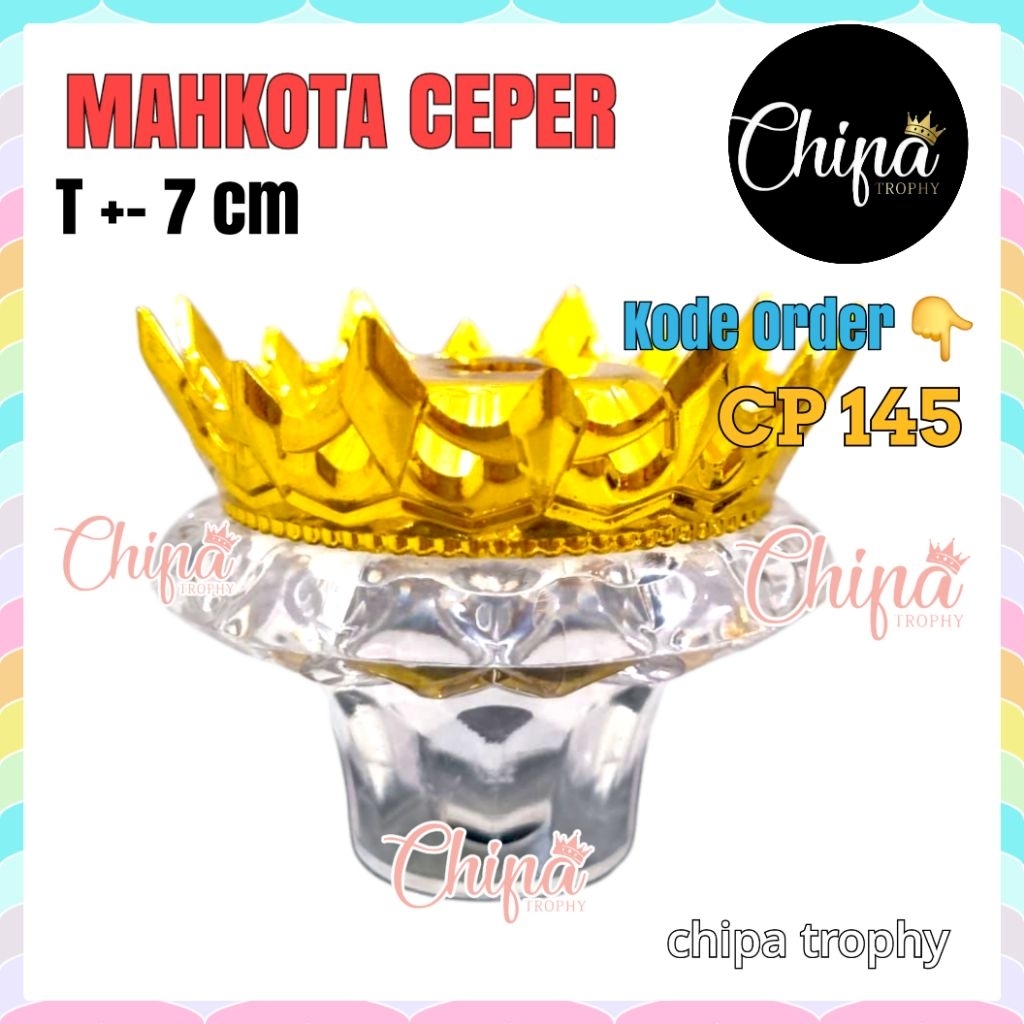 FLAT CROWN CP145 SPARE PARTS / CUP BODY / TROPHY CENTER BODY / CUP DISTRIBUTOR