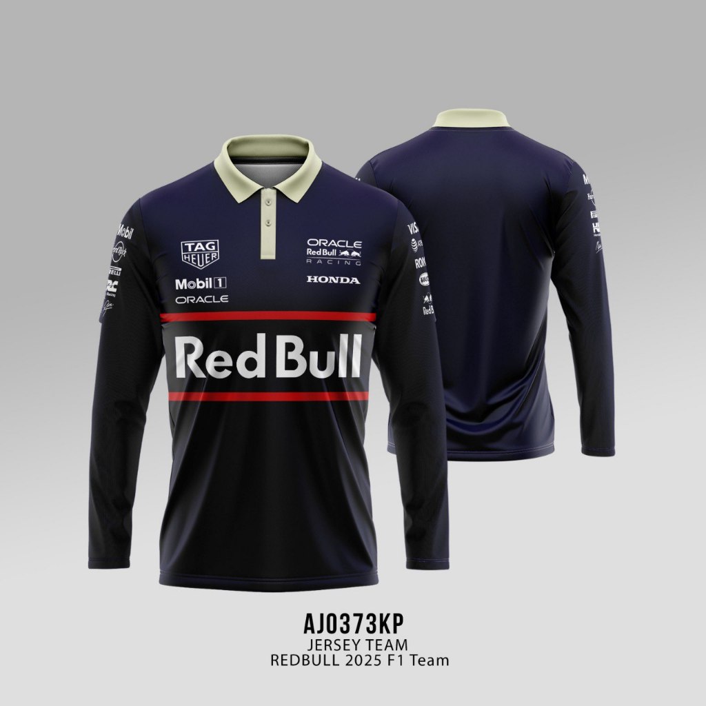 F1 TEAM REDBULL 2025 เสื้อแข่ง FULLPRINT
