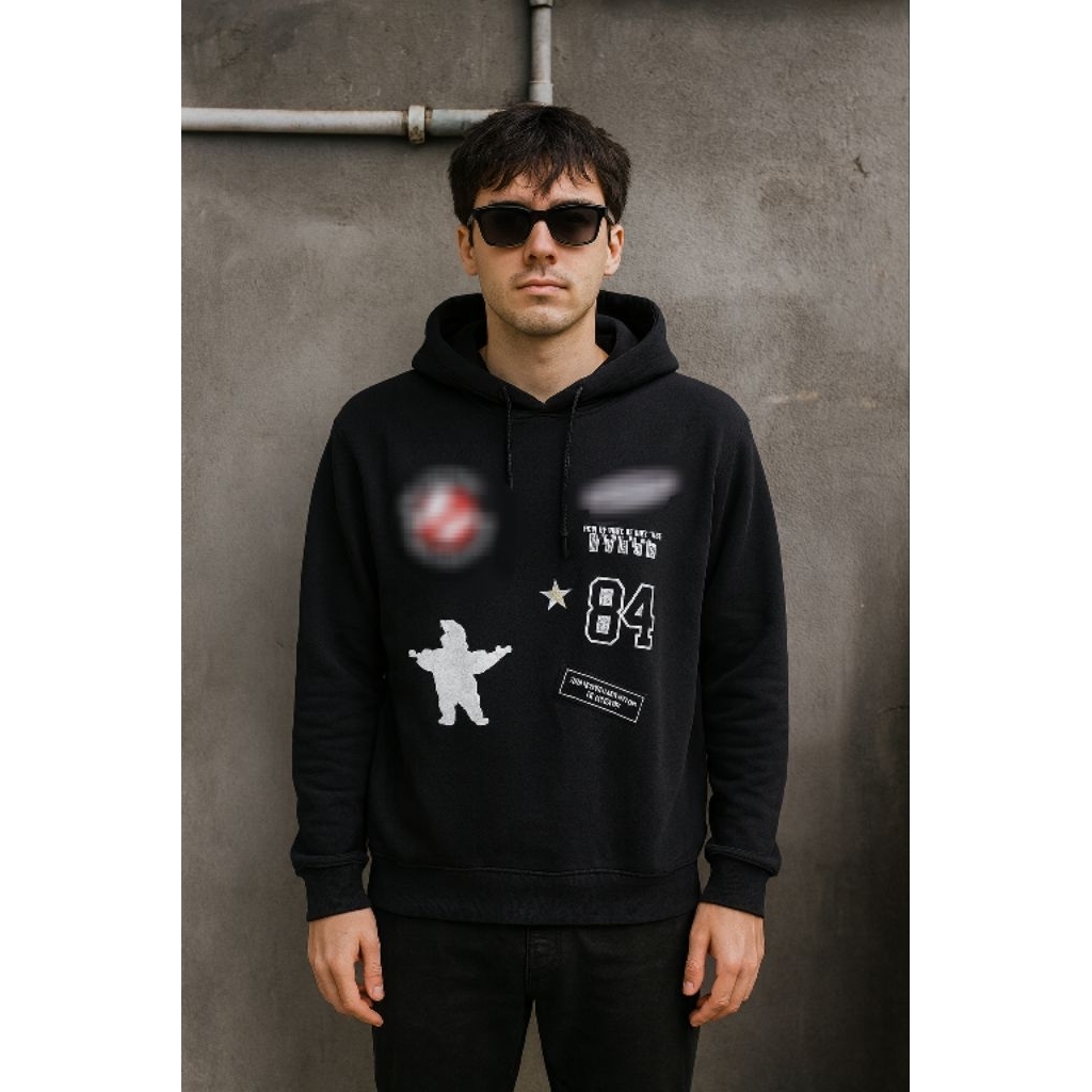 เสื้อฮู้ดทางการหนัง Gh05* BUS**R 01 ไซส์ L (P73 x L55)