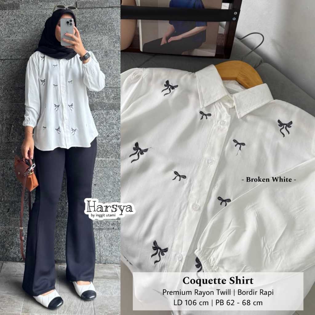 เสื้อผ้าผู้หญิง COQUETTE SHIRT Trend FASHION HQ จาก HaRSYa