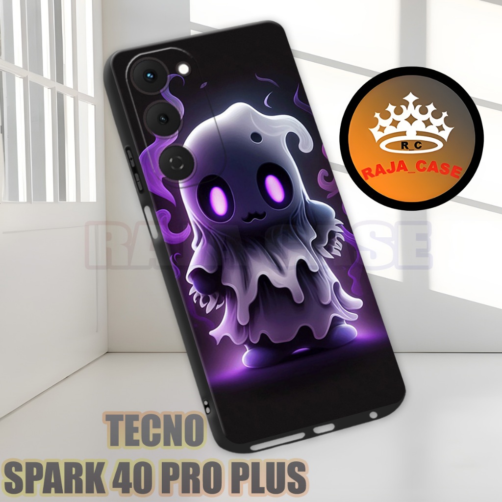 เคส HP Rc6 TECNO SPARK 40 PRO PLUS ล่าสุด 2024 - Cute Motif - วัสดุยางยืดหยุ่น ยางเต็ม - Casing TECN