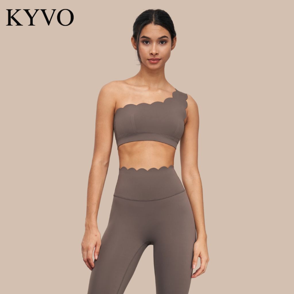 KYVO - Lauren Sport Bra Womens Sports Lycra Super Premium Outfit Padel Tennis Pilates Yoga Running G