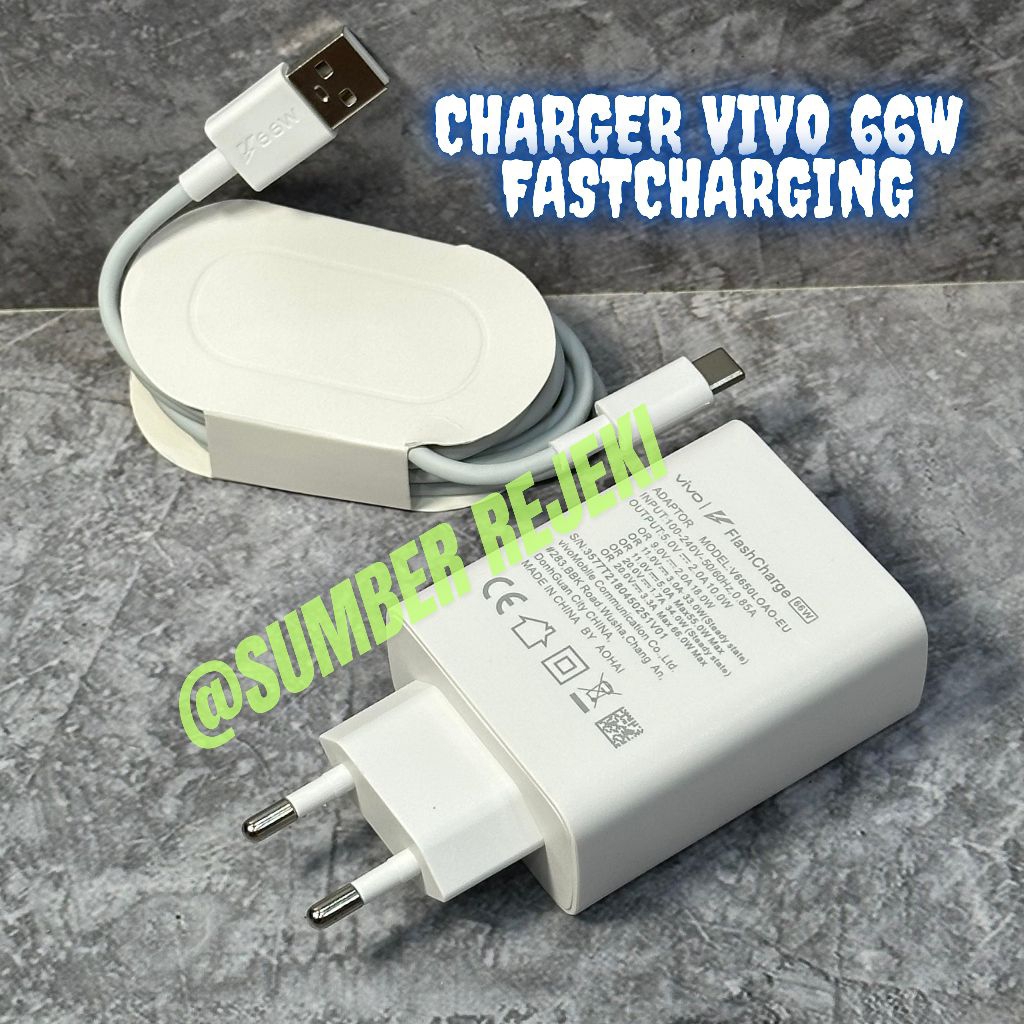 [SR] Vivo Type C 66W Flash Charger V23 V21 V27 T1 5G
