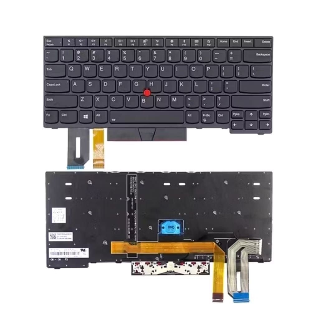 Keybord Lenv ThinkPad L380 L390 T480s T490 E480 E485 E490 L380 L390 ใหม่ backihgt