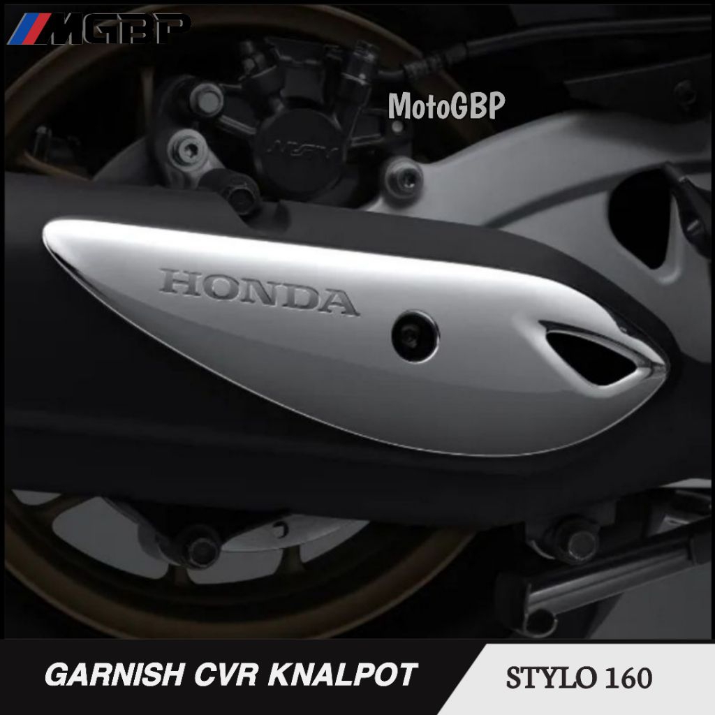 Honda Stylo 160 Muffler Garnish Stylo 160 Original Ahm Exhaust Garnish Stylo 160 Exhaust Shield