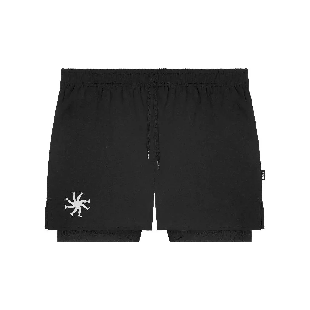 HLWN Running Unisex สั้น สีดํา - Meadow