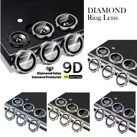 HP E- Z FOLD 7 6 5 4 1 ชุดแหวนเพชรป้องกันกล้อง SAMSUNG S25 FE S25 ULTRA S25 EDGE S25+ S25 S24FE S24 