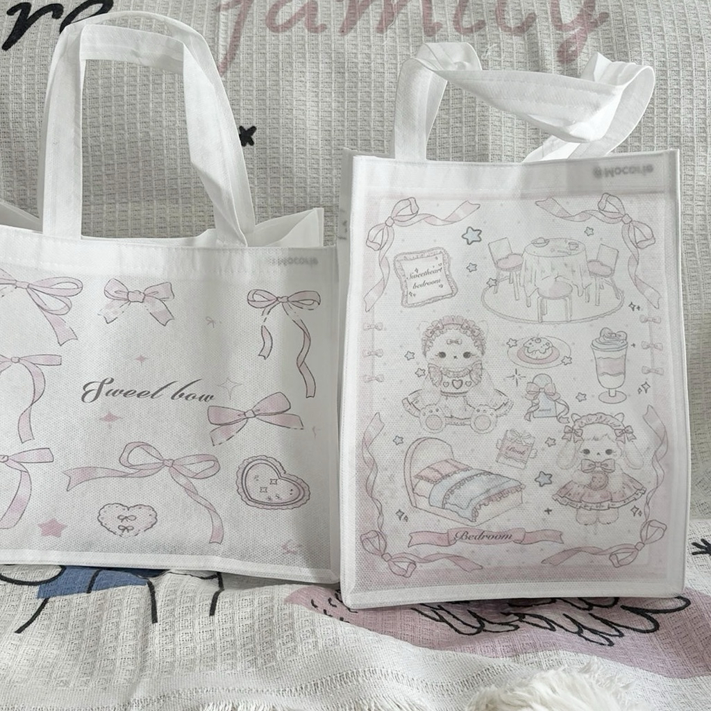 Mocorie - coquette Ribbon Multifunction Bag / coquette Pink Birthday Bag / Pink Ribbon Birthday Gift