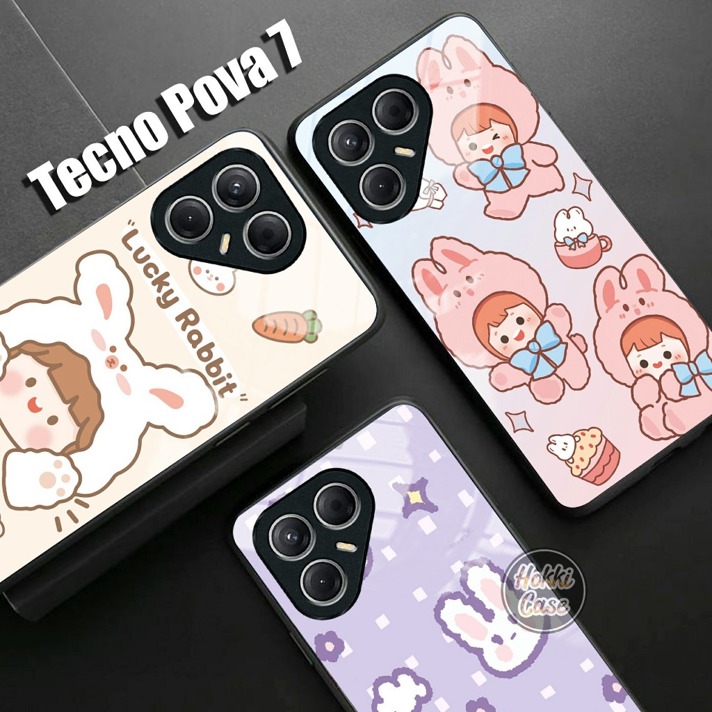 เคส HP Tecno Pova 7 - Tecno Pova 7 Glass Softcase - เคสโทรศัพท์ Tecno Pova 7 - Tecno Pova 7 Silicone