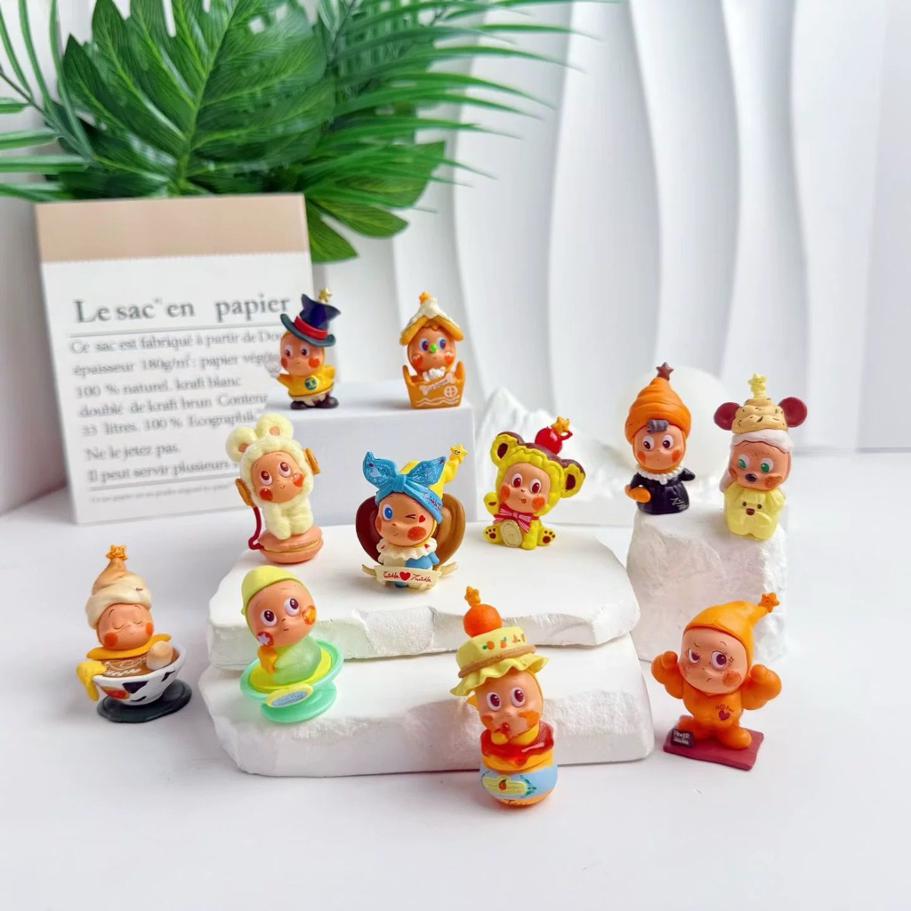 1 ชิ้น POPBEAN UNOFFICIAL TWINKLE SKULLPANDA DIMOO HIIRONO BABY ZORA