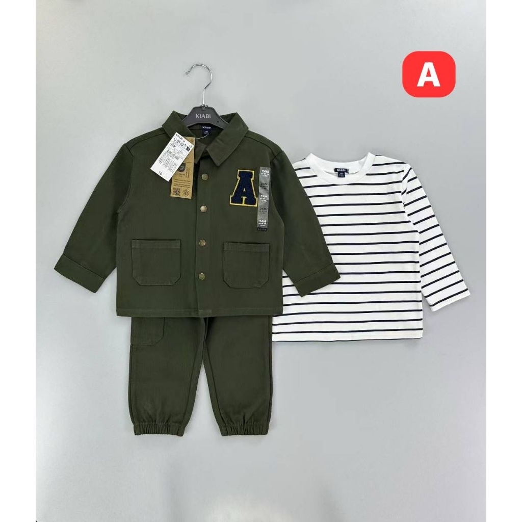 ชุดเสื้อกองทัพ KEMEJA KIABI