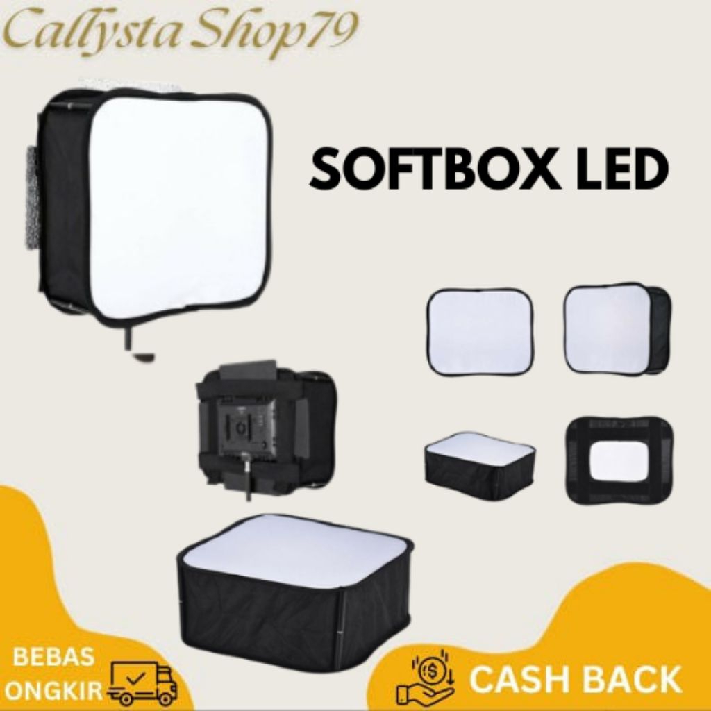 Softbox Diffuser สําหรับ YONGNUO, P260C, P260C PRO YN300II YN300III YN300 Air LED Video Light & ขนาด