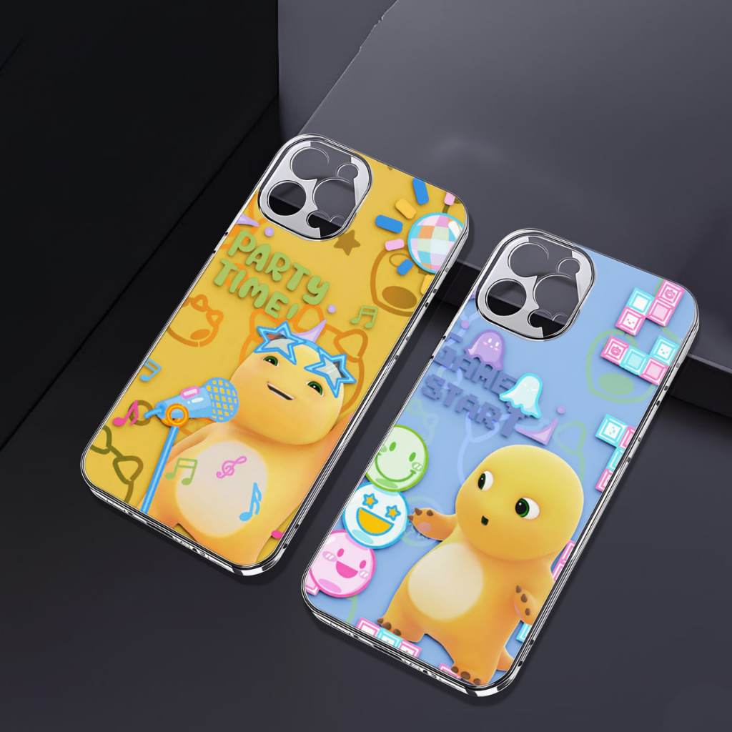 สีเหลือง Dino Case Nailong hp Realme C71 C75 C75X C61 C63 C65 C67 C53 C51 C21 C20 C33 C30 C17 -RJ418