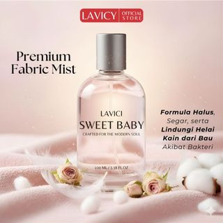 LAVICY - Fabric Mist Parfum Wanita Tahan Lama Lembut Elegan - Sweet Baby