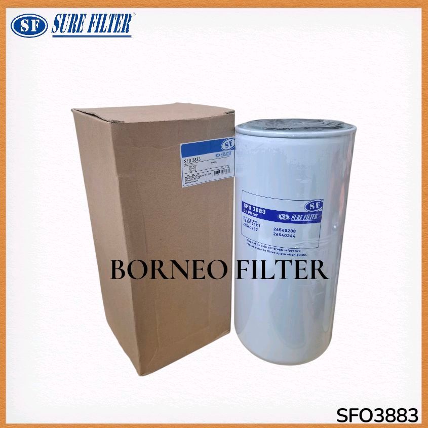 SFO3883 Sure กรองน้ํามันเครื่อง P550367 LF3883 LF3640 LF3455 WD14004 C-5105 C5105 B7030 P26540238 90