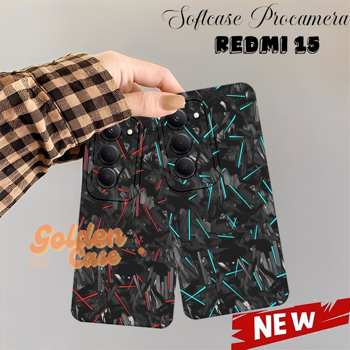 [19] กันกระแทกสําหรับ Xiaomi Redmi 15 4G/5G - Redmi 13C - Poco C65 - Redmi 12C - Redmi 12 คาร์บอนล่า