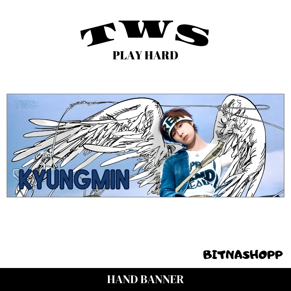 HAND BANNER TWS COMPACT KPOP UNOFFICIAL SAI DOHOON HANJI JIHOON KYUNGMIN SHINYU YOUNGJAE