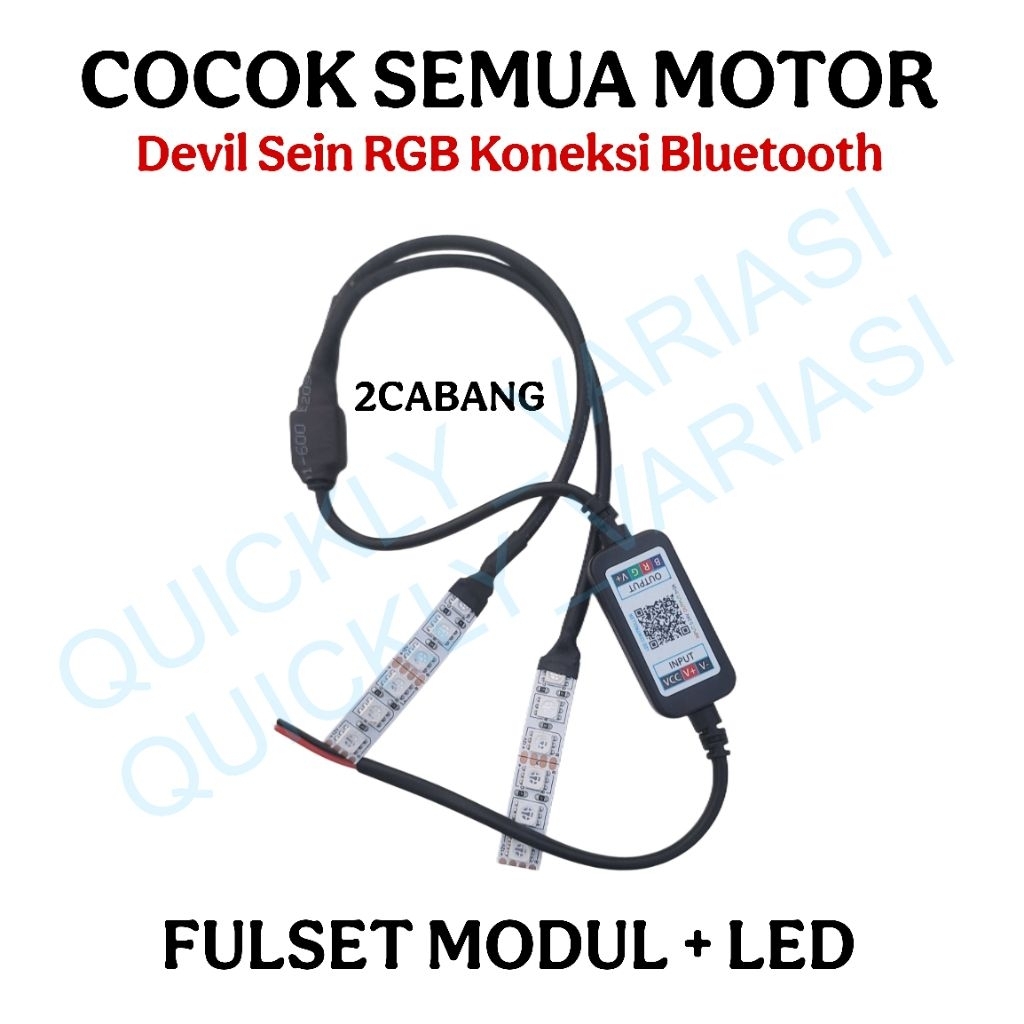 LED DEVIL EYE RGB HEADLAMP TURN SUITABLE สําหรับรถจักรยานยนต์ทั้งหมด 2 PCS DEVIL RGB BLUETOOTH CONNE