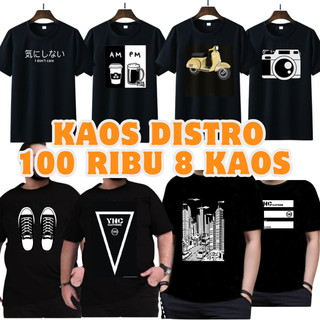 Kaos Distro 100ribu 8 kaos Motif Dewasa remaja unisex cowok cewek grosir termurah