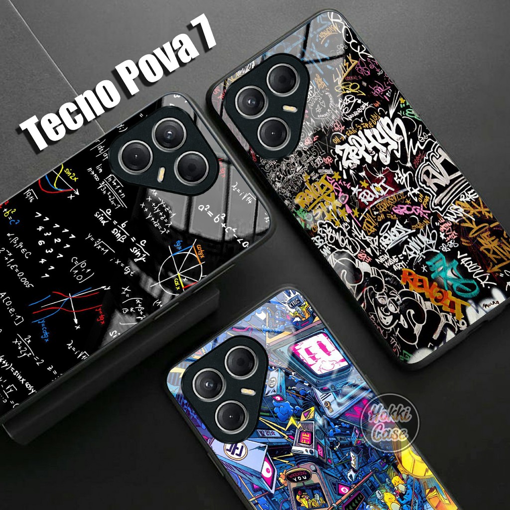 เคส HP Tecno Pova 7 - Tecno Pova 7 Glass Softcase - เคสโทรศัพท์ Tecno Pova 7 - Tecno Pova 7 Silicone