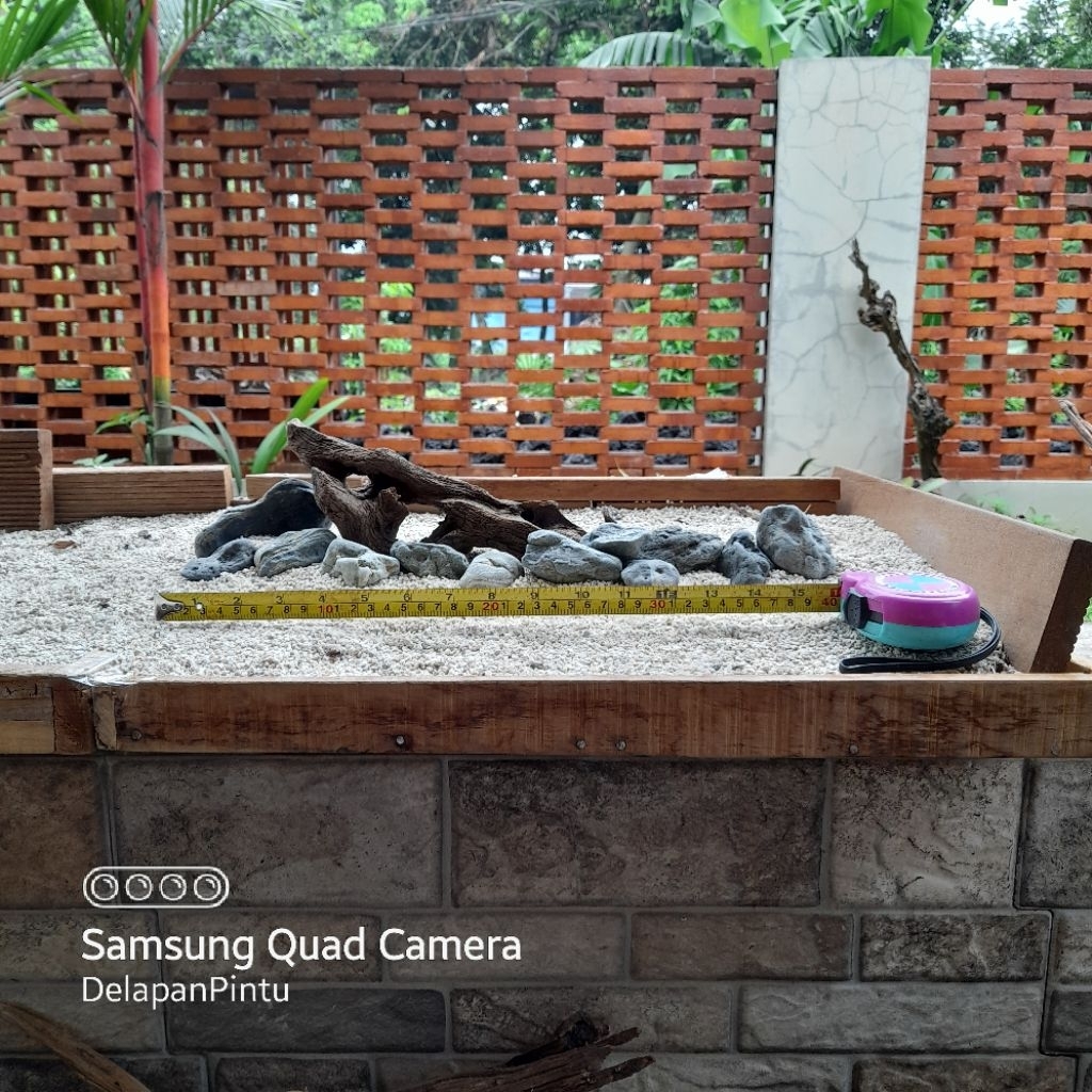 Hakkai และหิน driftwood สําหรับตกแต่งตู้ปลาถังตื้น P40xW20xH14 ซม. การออกแบบใต้น้ํา