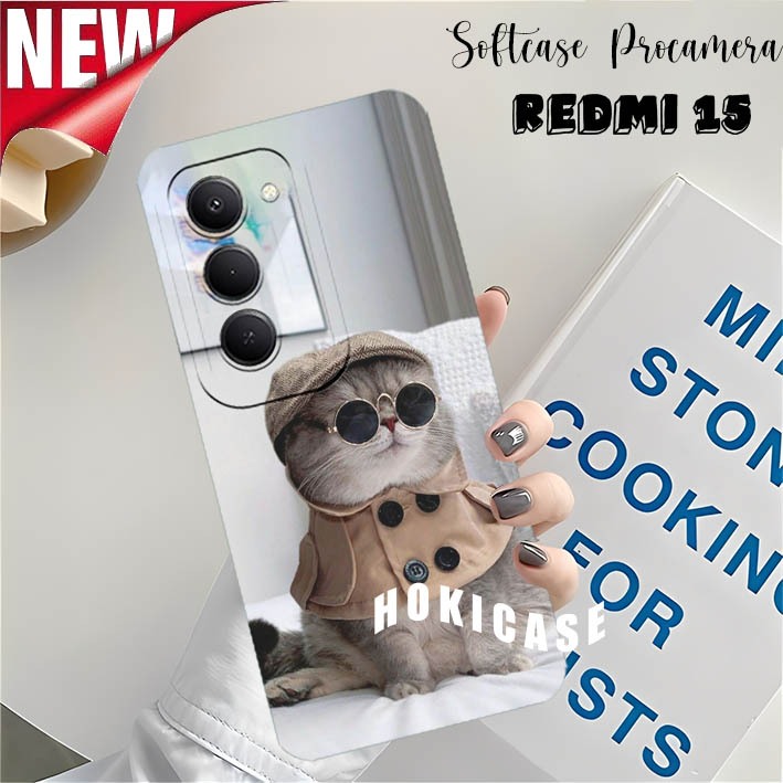 กันชน Xiaomi Redmi 15 4G/5G - Redmi 13C - Poco C65 - Redmi 12C - Redmi 12 ล่าสุด Cute catgg Motif be