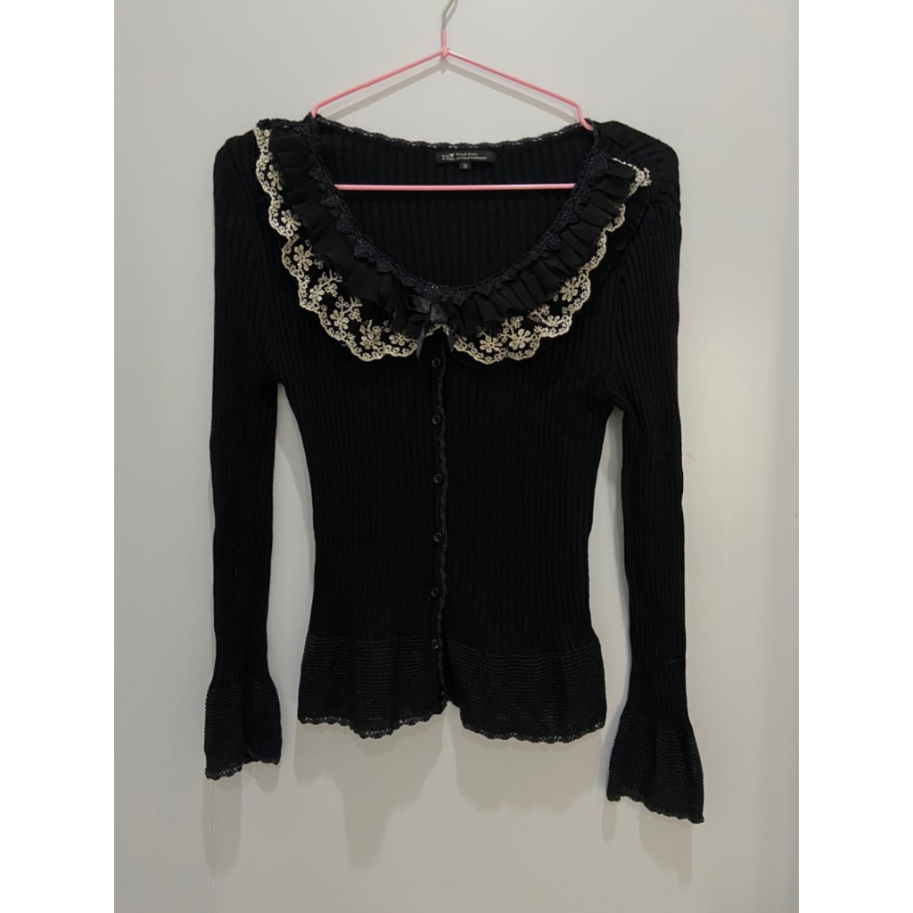 23 Vingt Trois Arrondisement dollette top ถักเนื้อนุ่ม