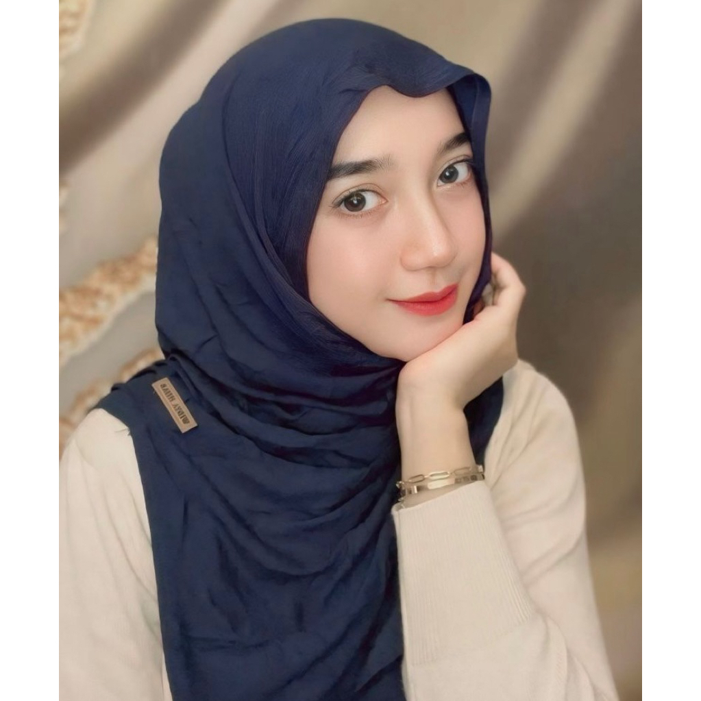 Jisoo 2 in 1 Instant Bergo plus premium Cool T-Shirt Inner