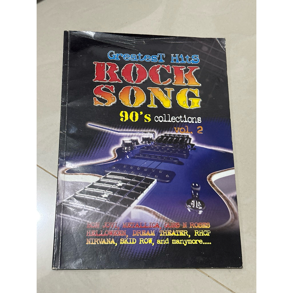 Rock Song 90s Collection หนังสือคอร์ดกีต้าร์