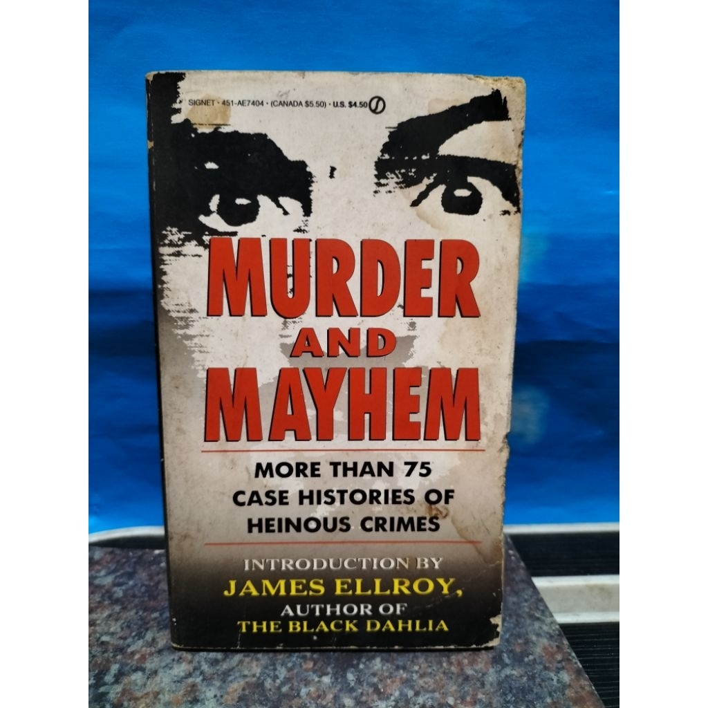 ใช้แล้ว MURDER และ MAYHEM BOOK 1991 โดย JAMES ELLROY
