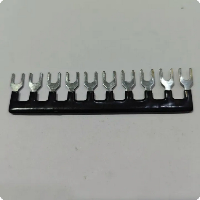 บล็อกเทอร์มินัลจัมเปอร์ 10A TBD-10 Solid Black & Precision