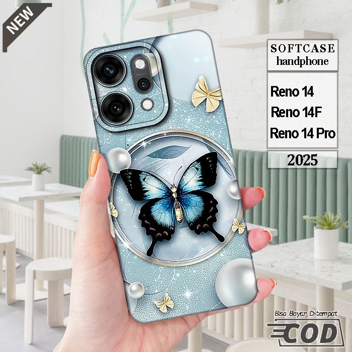 เคส OPPO RENO 14 _OPPO RENO 14F Case _OPPO RENO 14 PRO Case _เคสซิลิโคนสีดําใสยืดหยุ่น