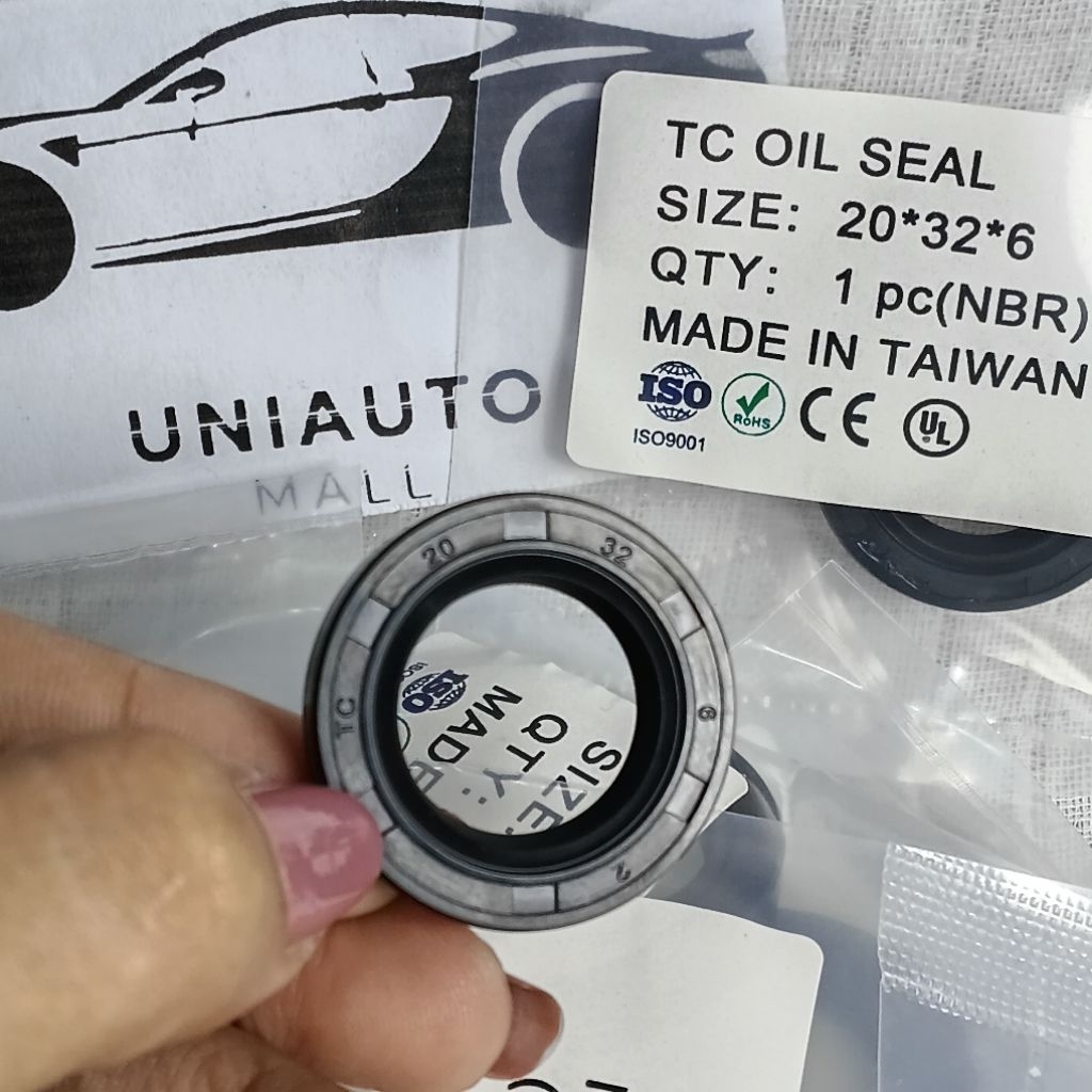 ซีลน้ํามัน TC 20 32 6 ORIGINAL 100% NBR 20x32x6