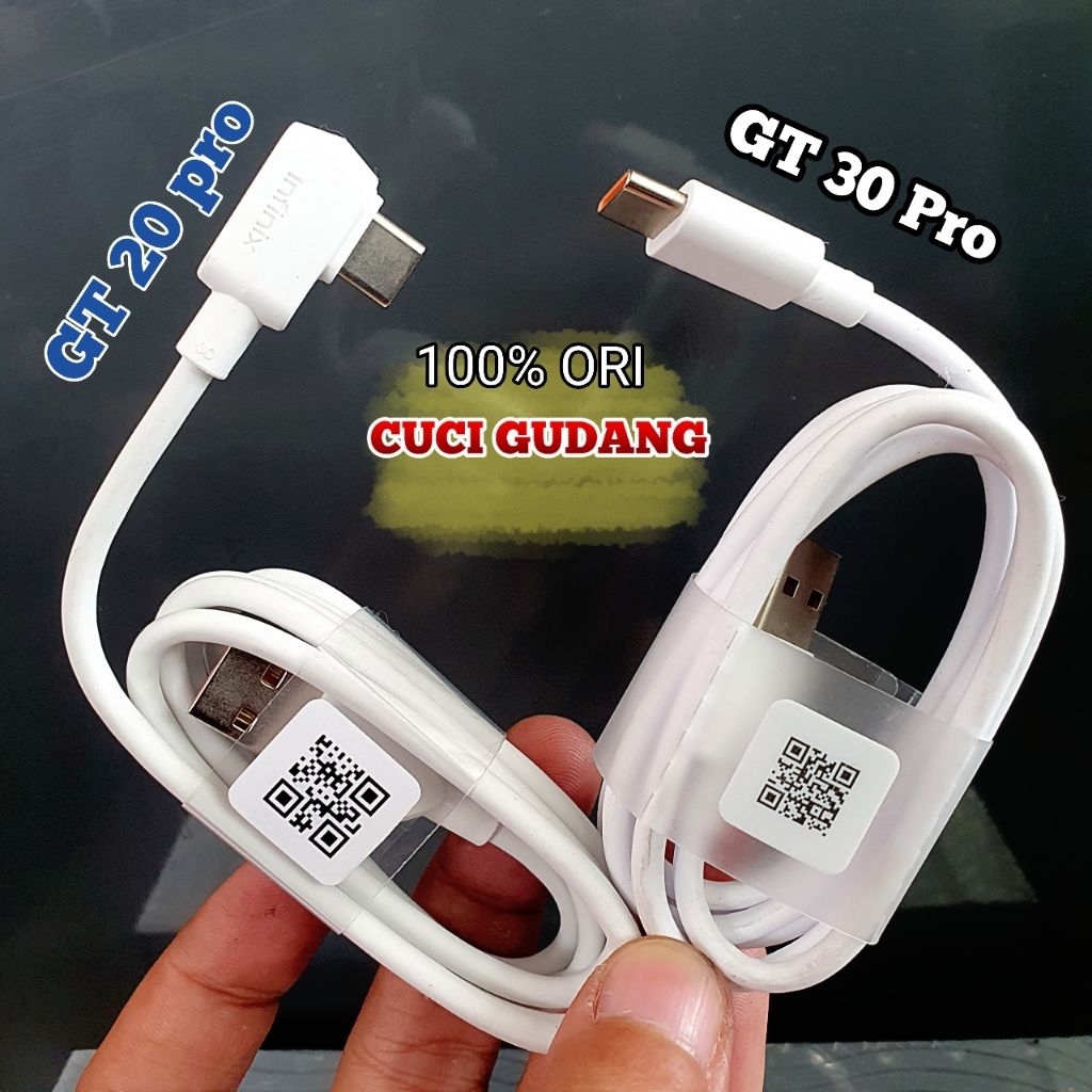 สาย Infinix GT 20 Pro (สาย L) || GT 30มือโปร || Note 40 pro Copotan HP Original 100% Fast Charging 45watt ของแท้